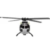 C186 Pro B105 24G RTF RC Helicopter 4 PPropellers 6 Axis Electronic GyroScope for Stabilization Remote Control Hobbies Toys 240118