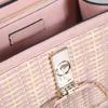 Strohbag Klappe Messengerbeutel Frauen Handtasche Schulter Crossbody Geldbörse Cowhide Echtes Leder Mode Hardware Schnalle Hochwertiges Lady Beutel Clutch Abnehmbares Riemen