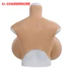 Accessoires de Costume Accessoires de Costume Seins énormes réalistes Tasse S Z Formes de Sein en Silicone Plastron pour Drag Queen Shemale Crossdresser Transgenre