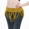 Stage Wear Hand-Hooked Beaded Tassel Fringe Dancing Belt For Belly Dance BellyDance Waist Chain Costumes Accessories