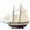 1130 Scale Sailboat Model DIY Ship Assembly Model Kits Figurines Miniature Handmade Wooden Sailing Boats Wood Crafts Home Decor T266g