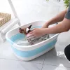 Bathtubs Dog Bathtub Puppy Bathing Basin Dog Pool Foldable Dog Pool Cat Bathing Tub Portable Bathtub Home Clothing Cleaning Pet Products