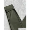 Pantaloni da yoga 7/8 di lunghezza a vita alta pantaloni da donna collant sportivi ad asciugatura rapida da donna esercizio fitness abbigliamento da corsa leggings atletici Dro Dhoxr