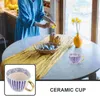 Servis uppsättningar mugg kaffemuggar kopp med handtag hushållens vatten glas mjölk spannmål keramik kontoret