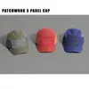 Ball Caps Retro Color Matching Corduroy Baseball Cap Five Piece Camping Tooling Style Short Brim