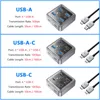 Multiple USB A Type C Ports Splitter Hub 4 10Gbps 3.1 Slot Dock Station Multi USB3.0 Extensor Adapter For Notebook PC