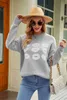 Designer Kvinnokläder Autumn/Winter Women's Wear New Valentine's Day Women's Knitwear Women's Love Lip Sweaters Ladies Fashion Cardigans for Women Sweaterl8u6