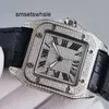 Automatyczne zegarki mechaniczne stali nierdzewne modyfikowane srebrne zegarek na rękę 904L zegarek Square 42 mm stalowa bransoletka Automatyczna wodoodporność