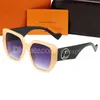 مصمم للرجال للنساء النظارات الشمسية الفاخرة العلامة التجارية الصيفية Sunshade نظارات كلاسيكية خمر مضادة لركوب الدراجات في UV إطار كبير
