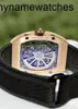 Richarmills orologio svizzero orologi meccanici automatici RM6701 18K Rose Gold Factory Paved Diamond Set 2024 FRJ