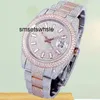 Дизайнерские часы Роскошные часы с бриллиантами Iced Out Watch Дизайнерские часы для мужчин Высокое качество с автоматическим механизмом De Luxe 41 мм