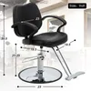 Andra möbler Frisör Salongstol Styling Heavy Duty Hydraulic Pump Barber Stol Beauty Shampoo Barbering Chair for Hair Stylist Women Mans Q240129