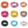 Collana 500G 0.8/1/1.2/1.5/2/3/2,5/3,5/4 mm Filo in alluminio Fili di perline piegabile per perline per perline per perline per perline per perdono per gioielli per la collana fai -da -te artigianato