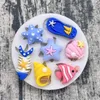 Baking Moulds Whale Crab Starfish Conch Shell Ocean Silicone Sugarcraft Mold Chocolate Cupcake Mould Fondant Cake Decorating Tools