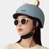 Motorcycle Helmets AD Summer Helmet For Men Women Cute Lightweight Motorbike Half Face Certified Safety Cap