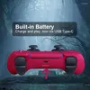 Game Controllers Sony Red DualSense Wireless Controller PS5 Gamepad Haptic Feedback Dynamic Adaptive Triggers Bluetooth