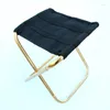 Camp Furniture Outdoor Folding Chairs Camping Aluminum Alloy Fishing Portable Train Stools Mazha Barbecue And Subway Stool