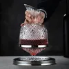 15l Wine Decanter Luxury Rotary Glass Bar Accessories Crystal Gadget Transparent Barware Decanding 240119