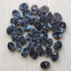 Kristall gute Qualität natürlicher schwarzer Spektrolit ovaler Kabine Cabochon Perlen 15x20 mm für Schmuck machen Großhandel 30pcs/Los kostenloser Versand