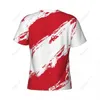 T-shirts pour hommes Nom personnalisé Nunber Monaco Drapeau Couleur Hommes T-shirt de sport serré Femmes Tees Jersey pour les fans de football de football