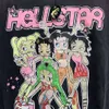 Hellstar t shirts Men T Shirts Women T-shirt Hip Hop Streetwear Trendy printed short sleeves Designer tee Loose fitting couple T-shirt Graffiti Funny T-shirt Fashion 15