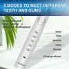 Fairywill FW-508 Sonic Electric Toothbrush Rechargeable Timer Brush 5 Modes Fast Charge Tooth 4 Heads For Adults