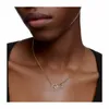 Colliers Pendentif Charm Collier Coloré Émail Collier De Mode Pour Hommes Femmes Classique Titane Acier Designer Bijoux avec boîte