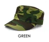 Ball Caps Flat Top Baseball Cap Men Women Cotton Twill Army Millitary Hat