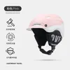 Men and women all-in-one ski helmets, anti-fall, windproof, ear protection, and warm, electric vehicle cycling helmets PF