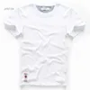 Herren-T-Shirts Neues Herren-Kurzarm-T-Shirt aus Baumwolle/Polyester, einfarbig, ausgefallene Garne, T-Shirt für Männer, hochwertige klassische Tops