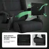 Other Furniture Gaming Computer Chair Breathable Fabric Office Chair Cloth with Backrest Desk with Footrest Lumbar Support Swivel Q240129