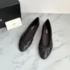 Leder Casual Schuhkanal Ballett Flachschuh Loafer Büro Karriere Damen Sexy Kleid Schuh Lady Luxus im Freien Sommer Beach Sandal Dance Schuhe Mädchen Tennis Designer Box