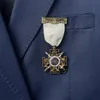 Klasik Masonik Şerit Madalya Çift Başlı Kartal 33 Rozet Vintage Mason Mason Brooch Kavalı Pimler Güzel Takı Hediyeleri Hatıra 240119