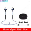 Honor Xsport AM61 écouteur Bluetooth connexion sans fil avec micro Style intra-auriculaire Charge casque facile pour IOS Android