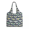 Sacs à provisions drôle imprimé petite tige Zest Orla Kiely motif fourre-tout réutilisable toile Shopper épaule Pographie sacs à main