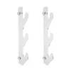 Hooks Rails 1Pair Portable Home Decor för Katana Easy Install Display Stand med skruv universal väggmonterad akrylsvärd rack235m