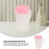 Bottiglie d'acqua Brocca Coperchio Brocca Tè Brocche di plastica Beccuccio Bevanda Gallone Bollitore Maniglia Frigo Bevanda fredda ghiacciata Caraffe filtranti Pentola grande