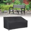 Almofada impermeável capa de assento de banco resistente 2 3 4 lugares jardim mobiliário ao ar livre anti-uv à prova de poeira
