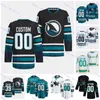 Maillots de hockey Logan Couture Tomas Hertl Mikael Granlund William Eklund Fabian Zetterlund Anthony Duclair Mike Hoffman Jacob MacDonald Luke Kunin Ferraro