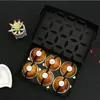 Geschenkpapier 100 teile / los 22 14 5 cm Kreative Rechteck Hollow Out Kuchen Papierbox Cookie Mooncake Cupcake Verpackung286B