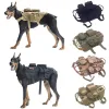 Carrier Tactical no pull dog harness k9 vest adjustable dog leash molle medical bag training hunting pet harness small medium large dogs