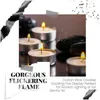 Mumlar 50 PCS MOMYLE Mum Kesin Çay Işıkları Bk Beyaz Dumansız Dripless uzun ömürlü küçük Mini Tealight H1 H12 DROP DELIVE DHMEB