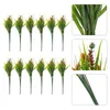Decorative Flowers 12 Pcs Artificial Lavender Flower Fake Picks Office Decor Faux For Holiday Household Festival Home Accessory