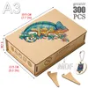 -Vente de puzzles animaux en bois hibou coloré forme élégante jouet intellectuel pour adultes enfants cadeaux de Festival 240118