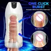 Masturbators HESEKS Automatic Sucking Masturbator Male Real Vagina Pocket Pussy Penis Blowjob Vibration Machine Masturbation Sex Toys For Men