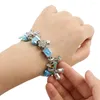 Charmarmband kawaii liten delfinhänge armband kreativitet diy pärlor charms armband för kvinnor handtillbehör gåvor