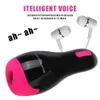 Masturbatoren 19 cm Automatische Beheizte Pumpe Penis Vibratoren Für Männer Cock Exerciser Spikes Zunge Echte Pussy Männlicher Masturbator Erotische Spielzeug sex Shop