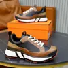 Marque élégante Hommes Runner Sports Heros Chaussures Technique Tricot Daim Chèvre Caoutchouc Semelle Intercalaire Sneaker Plate-forme Casual Marche EU38-46 Boîte d'origine