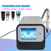 Portable Picolaser Beauty Equipment Tattoo Removal Pigment Eyeline Spots Remover 4 Wavelength Q Switched ND Yag Laser Skin Rejuvenation Salon Home Use