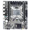 Placas-mãe Atermiter X99 D4 Conjunto de placa-mãe com Xeon E5 2680 V3 LGA2011-3 2680V3 CPU 16GB 3200MHz DDR4 REG ECC Memória RAM NVME M.2